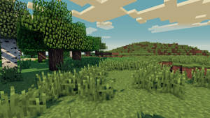 ทุ่งหญ้าสีเขียว Minecraft 1280x720 — มายคราฟ วอลเปเปอร์