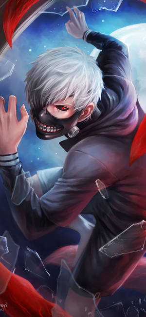 Ken ทุบกระจก Tokyo Ghoul Iphone — iPhone 17 Pro Max วอลเปเปอร์