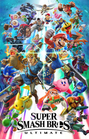 วอลเปเปอร์โทรศัพท์ 3D Smash Bros Ultimate — Lenovo Idea Tab Plus วอลเปเปอร์
