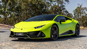 ภาพรถยนต์ Lamborghini Huracán 4K สำหรับแล็ปท็อป