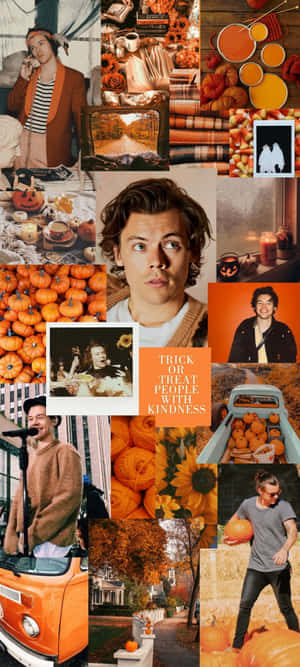 Orange Aesthetic Background — Redmi A7 วอลเปเปอร์