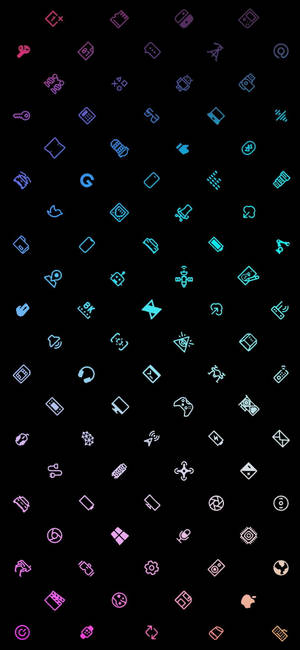 Aesthetic Icons Gaming Logo HD — iPhone 16e วอลเปเปอร์