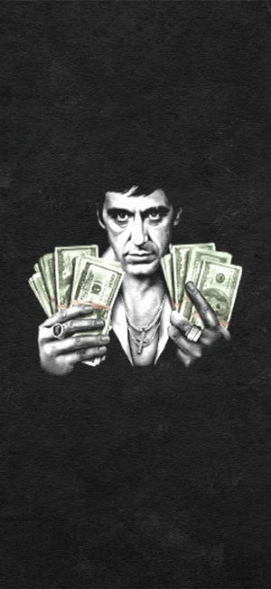 Al Pacino Scarface ก้อนเงิน — Galaxy S24 วอลเปเปอร์