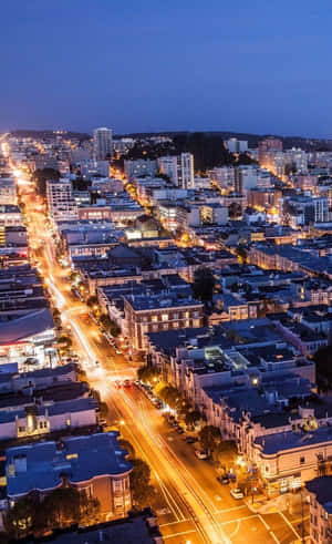Android San Francisco พื้นหลัง — กาแล็กซี่ Tab A11 วอลเปเปอร์
