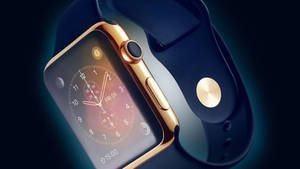 วอลเปเปอร์ Apple Watch ขอบทองหรูหรา — Apple Watch วอลเปเปอร์