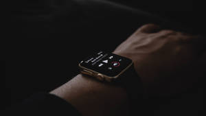 วอลเปเปอร์ Apple Watch สายดำสนิท — Apple Watch วอลเปเปอร์