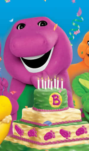 รูป Barney — กาแล็กซี่ Tab A11 วอลเปเปอร์