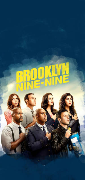 วอลเปเปอร์ Brooklyn Nine Nine แฟนอาร์ตสีน้ำเงิน