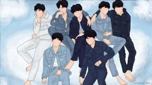 BTS 2020 อนิเมะอาร์ต — Bts สุนทรียศาสตร์ วอลเปเปอร์