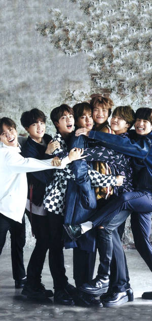 BTS น่ารัก หน้าจอล็อค — Galaxy S25 FE วอลเปเปอร์