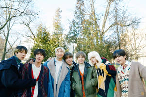 BTS วินเทอร์แจ็คเก็ต 2020 — BTS วอลเปเปอร์