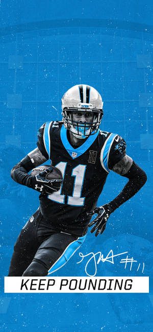 วอลเปเปอร์ Carolina Panthers หมายเลข 11 — iPhone 18 Pro วอลเปเปอร์