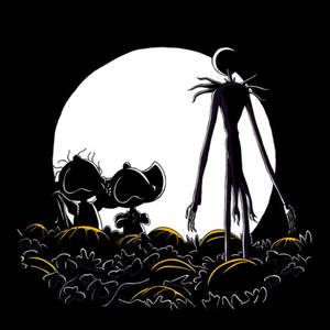 วอลเปเปอร์เวกเตอร์อาร์ต Charlie Brown วันฮาโลวีน — ชาร์ลี บราวน์ วันฮาโลวีน วอลเปเปอร์
