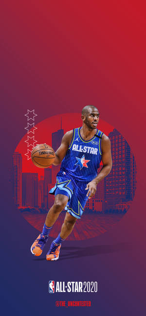 วอลเปเปอร์ Chris Paul เสื้อ all-star — iPhone 15 Plus วอลเปเปอร์