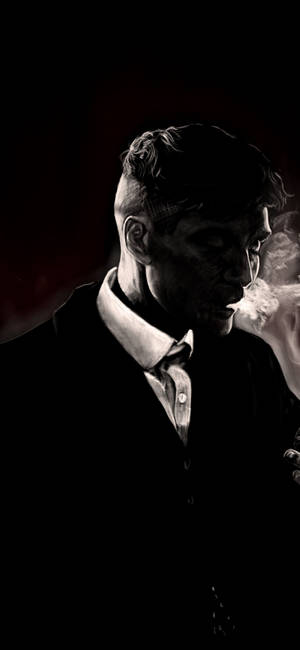 วอลเปเปอร์ Cillian Murphy สุนทรียภาพสีดำ — iPhone 18 วอลเปเปอร์
