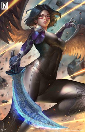 วอลเปเปอร์ Damascus Blade Alita: Battle Angel — Honor MagicPad 3 Pro 12.3 วอลเปเปอร์