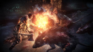 Dark Souls III หนูยักษ์ — ดาร์ค โซลส์ 3 วอลเปเปอร์