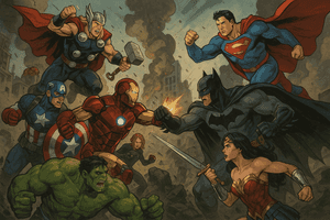 พื้นหลังสไตล์ Marvel, พื้นหลัง DC Comics, แบทแมน, พื้นหลังซูเปอร์ฮีโร่, ซูเปอร์แมน, ไอรอนแมน, วันเดอร์วูแมน