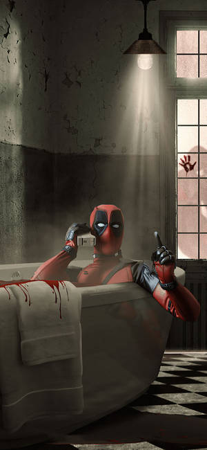 วอลเปเปอร์ Dead Pool iPhone 11 — iPhone 17 วอลเปเปอร์