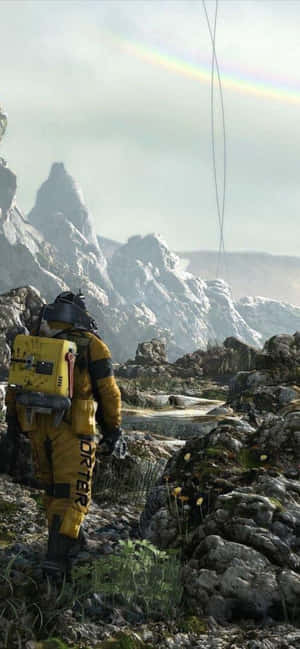 พื้นหลัง iPhone Xs Max Death Stranding — Realme GT8 วอลเปเปอร์