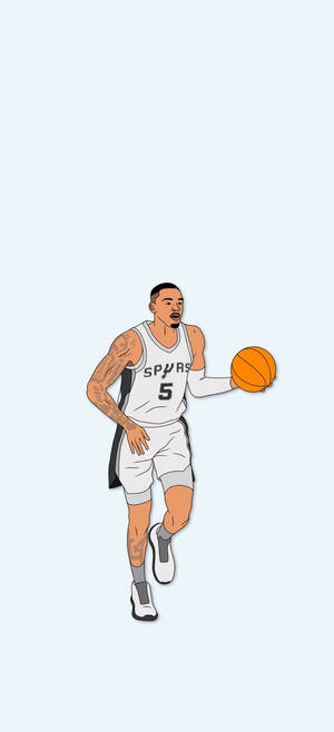 วอลเปเปอร์ Dejounte Murray เวกเตอร์อาร์ต — Honor Play 80 Pro วอลเปเปอร์