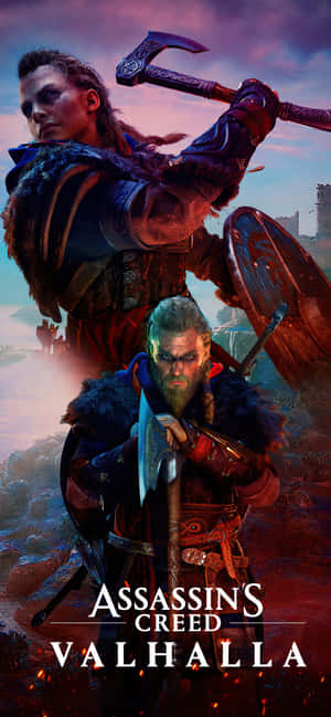 พื้นหลัง iPhone Xs Max Assassin's Creed Valhalla — หัวเว่ย โนวา 15 วอลเปเปอร์