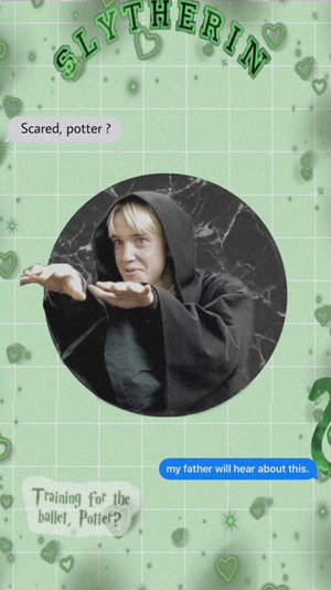 Draco มัลฟอยลายตารางหมากรุกสไตล์มินิมอล — แฮร์รี่ พอตเตอร์ แนวสวย วอลเปเปอร์