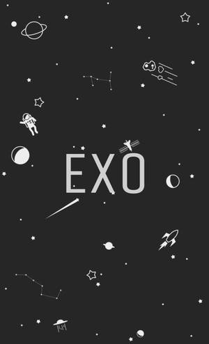 วอลเปเปอร์แฟนอาร์ต EXO แกล็กซี — Galaxy Tab วอลเปเปอร์