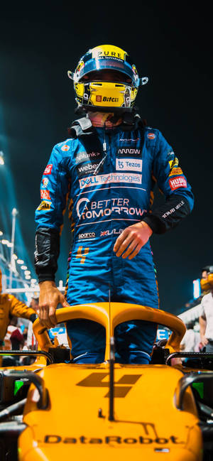 F1 iPhone Norris 2021 Saudi Arabian GP — Galaxy Note วอลเปเปอร์