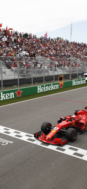 F1 iPhone เวตเทล เส้นชัย — Samsung S23 Ultra วอลเปเปอร์
