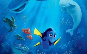 Finding Dory และ Nemo ดิสนีย์ 4K อัลตราไวด์ — สุนทรียภาพการ์ตูน วอลเปเปอร์
