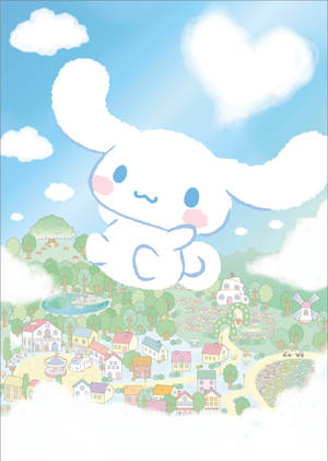 วอลเปเปอร์ Flying Cinnamoroll Art — OnePlus Pad Go 2 วอลเปเปอร์