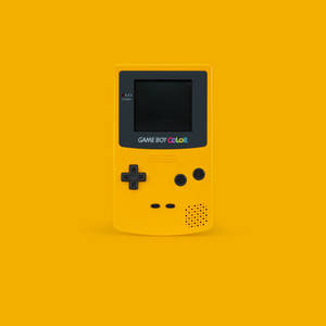 วอลเปเปอร์ Game Boy Color สีเหลืองสไตล์มินิมอล