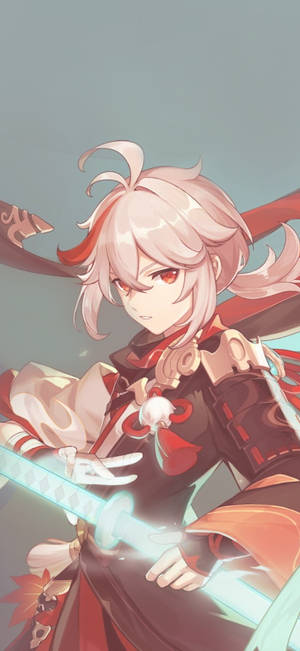 วอลเปเปอร์ Genshin Impact Kaedehara Kazuha — iPhone 17e วอลเปเปอร์