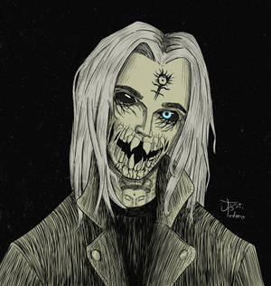 สไตล์มอนสเตอร์ Ghostemane — Pixel 10 Pro Fold วอลเปเปอร์