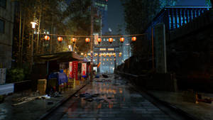 วอลเปเปอร์ Ghostwire Tokyo โอเด้ง