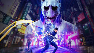 วอลเปเปอร์ Ghostwire Tokyo อากิโตะ