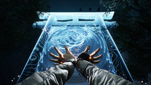 วอลเปเปอร์ Ghostwire Tokyo ประตูโทริอิแห่งน้ำ