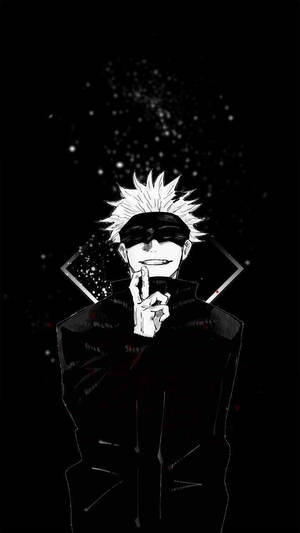 Gojo ดำ Jujutsu Kaisen iPhone — จูจุสึไคเซ็น วอลเปเปอร์