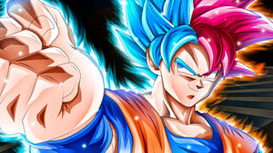 Goku สายฟ้าแห่งสัญชาตญาณสีน้ำเงิน DBZ 4K