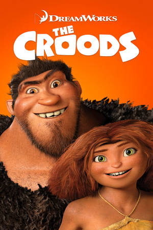 Grug และ Eep จากเรื่อง The Croods ผจญภัยในครอบครัว — Huawei MatePad วอลเปเปอร์