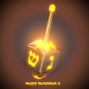 วอลเปเปอร์ศิลปะ Happy Hanukkah — Pixel Watch 3 วอลเปเปอร์