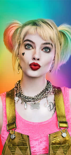 พื้นหลัง Harley Quinn — iPhone 16e วอลเปเปอร์