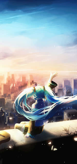 Hatsune Miku โทรศัพท์ — Oppo Find X8s วอลเปเปอร์
