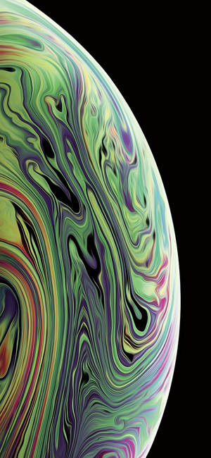 วอลเปเปอร์ Heavy Yellow-Green Iphone Xs