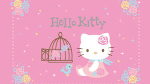 Hello Kitty Aesthetic ปล่อยนก — ฮัลโล คิตตี้ สุนทรียศาสตร์ วอลเปเปอร์