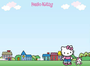 Hello Kitty เดินเล่นสไตล์น่ารัก — ฮัลโล คิตตี้ สุนทรียศาสตร์ วอลเปเปอร์