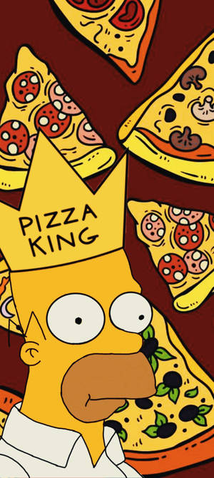 วอลเปเปอร์ Homer Simpson ราชาพิซซ่า — พิกเซล 9 วอลเปเปอร์