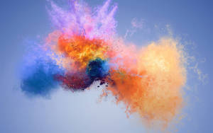 วอลเปเปอร์สีสันกระเด็น Huawei