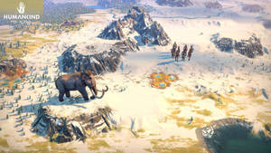 วอลเปเปอร์แผนที่ฤดูหนาว Pre-Alpha Humankind — รุ่งอรุณ วอลเปเปอร์